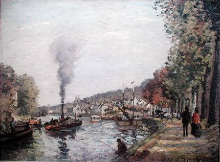 The Seine at Marly from Camille Pissarro