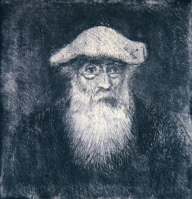 Self Portrait (engraving) from Camille Pissarro