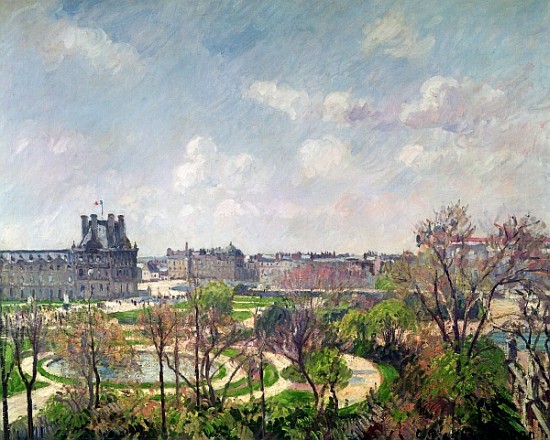 The Garden of the Tuileries, Morning, Spring from Camille Pissarro