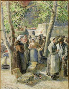C.Pissarro, Der Markt in Gisors