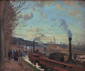 C.Pissarro, The Seine near Port-Marly