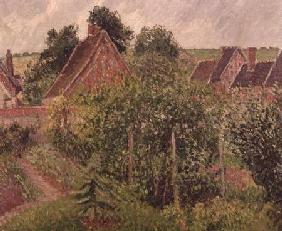 Landscape with Cottage Roofs