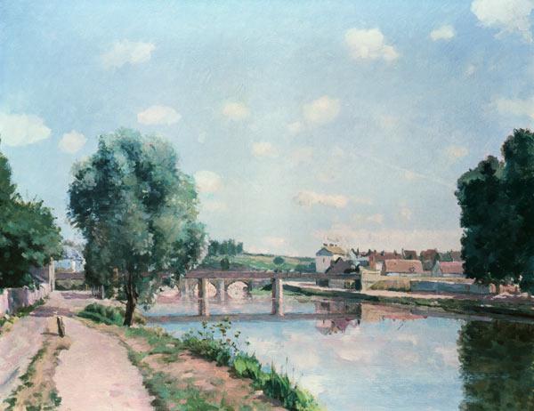 Pissarro / The railway bridge / c.1875