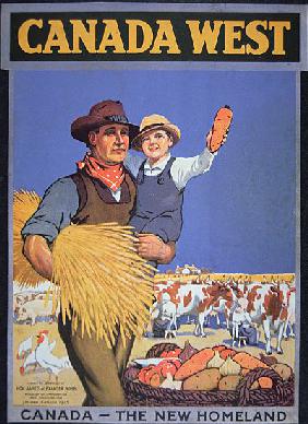 Poster promoting immigration to Canada