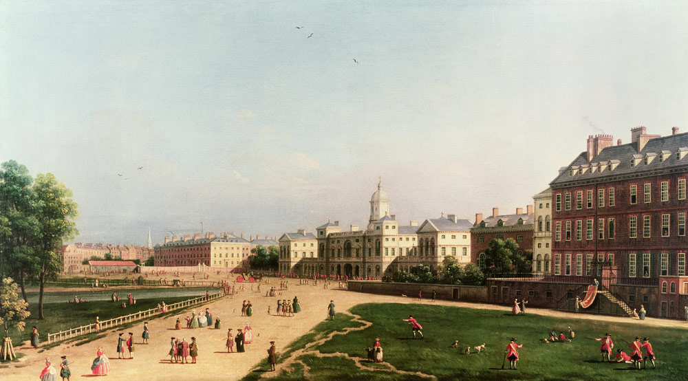 New Horse Guards from St. James's Park from Giovanni Antonio Canal (Canaletto)