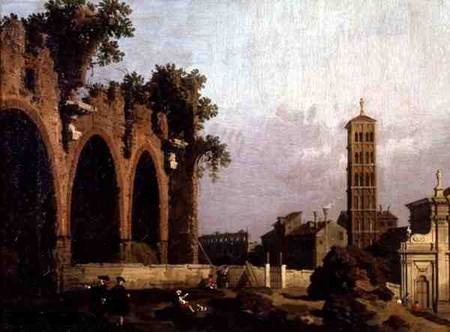 The Basilica of Massenlio from Giovanni Antonio Canal (Canaletto)