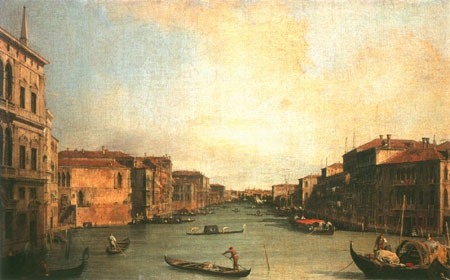 The Canal grandee of the Palazzo Balbi from Giovanni Antonio Canal (Canaletto)