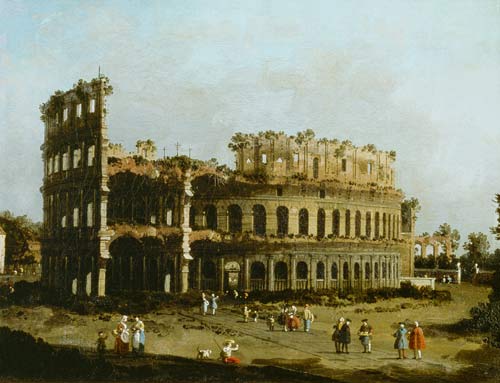 The Colosseum from Giovanni Antonio Canal (Canaletto)