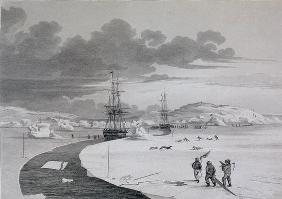 Cutting into Winter Island, October 1821,