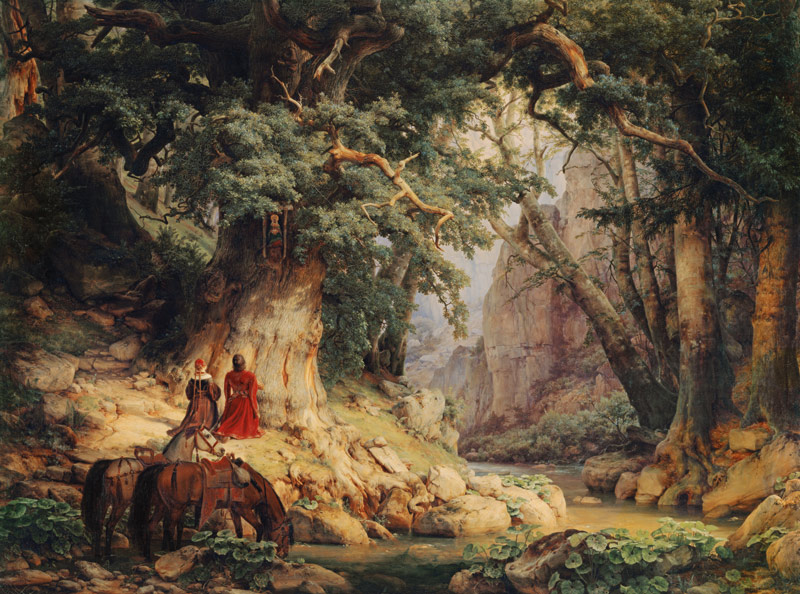 The Thousand-Year-Old Oak from Carl Friedrich Lessing
