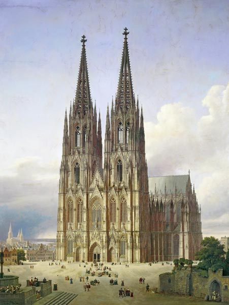 Ideal View of the Cologne Cathedral from Carl Georg Hasenpflug