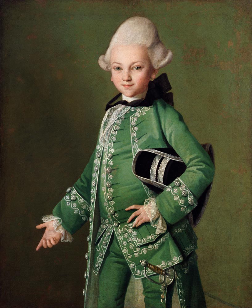 Portrait of Count Bobrinsky (1762-1813) as a Child from Carl Ludwig Christinek