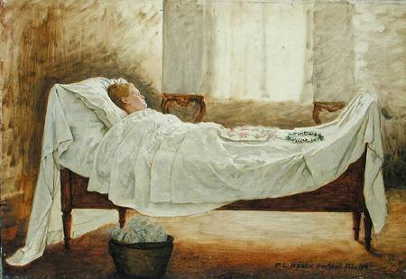 Deathbed from Carl Ludwig Jessen