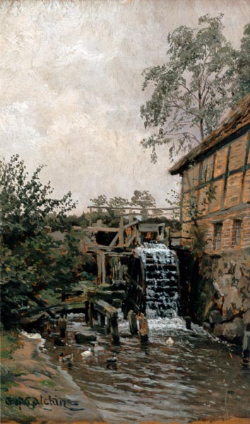 Water-mill in long Brütz. from Carl Malchin