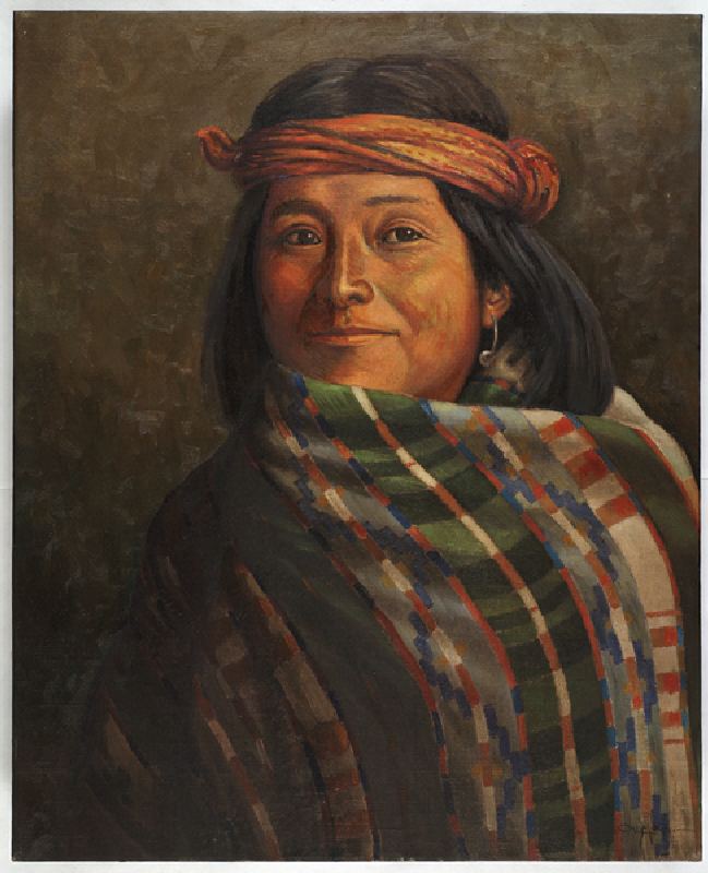 Kov-vai, San Filipi Pueblo (oil on canvas) from Carl Moon