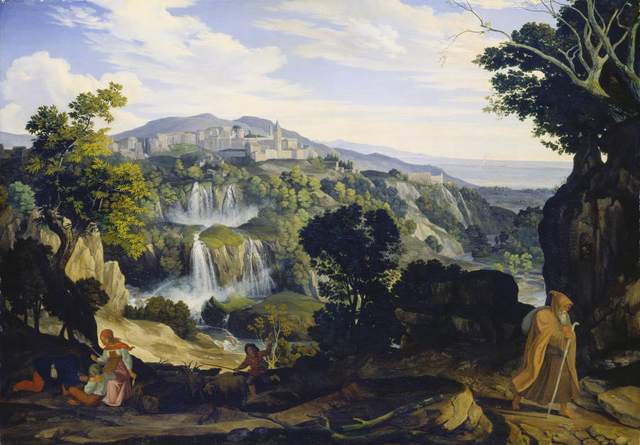 The Waterfalls of Tivoli from Carl Philipp Fohr