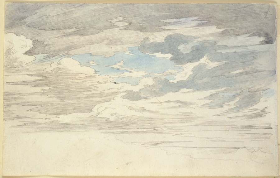 Study of clouds from Carl Philipp Fohr
