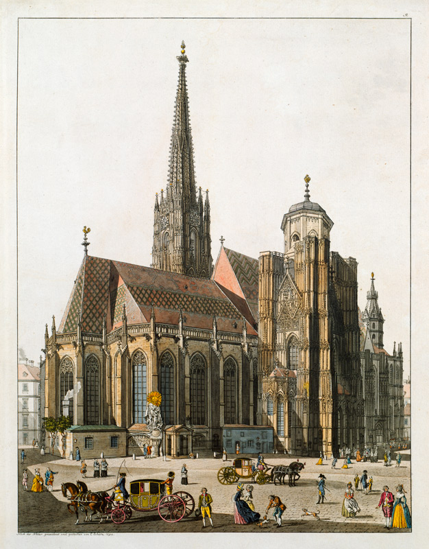 Vienna , St.Stephens Cath. from Carl Schütz