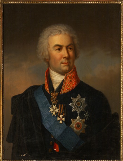 Portrait of Count Pyotr Zavadovsky (1739–1812) from Carl Schulz