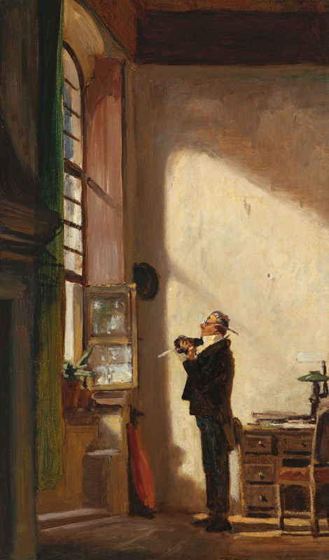 The author from Carl Spitzweg
