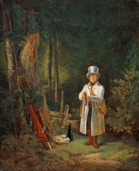 The once-a-month huntsman from Carl Spitzweg