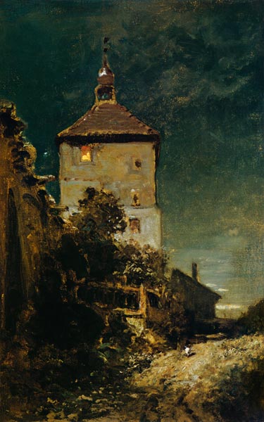 The Tower in Schwandorf from Carl Spitzweg