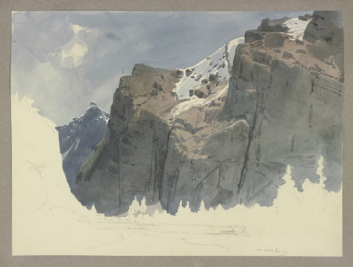 Alpine landscape from Carl Theodor Reiffenstein