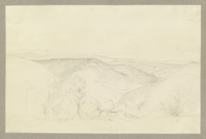 View over the Harz from Carl Theodor Reiffenstein