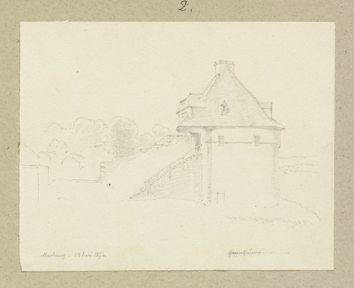 Der Hexenturm in Marburg from Carl Theodor Reiffenstein