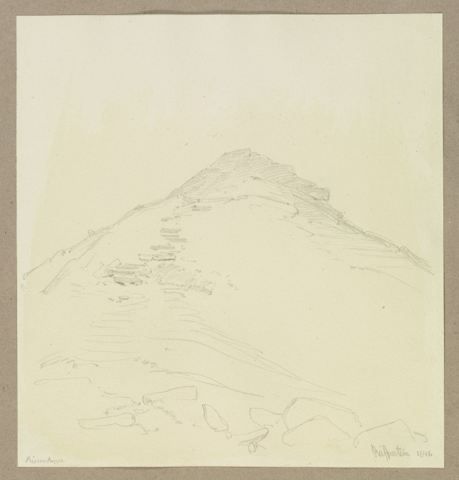 Die Schneekoppe im Riesengebirge from Carl Theodor Reiffenstein