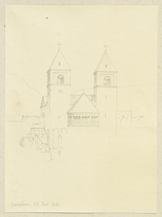 Die Stiftskirche St. Castor in Karden from Carl Theodor Reiffenstein