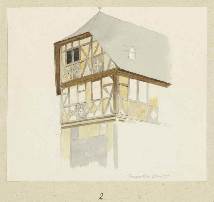 Fachwerkhaus in Frauenstein from Carl Theodor Reiffenstein