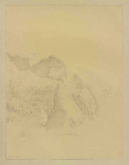 Precipice from Carl Theodor Reiffenstein