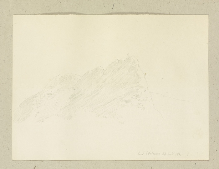 Rocky promontory near Cochem from Carl Theodor Reiffenstein