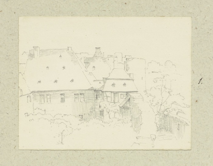Ensemble of buildings from Carl Theodor Reiffenstein