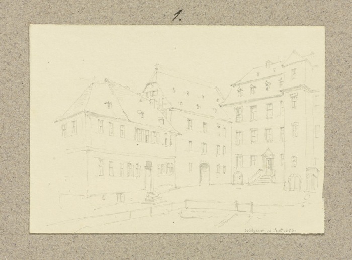 Gebäudeensemble in Wetzlar from Carl Theodor Reiffenstein