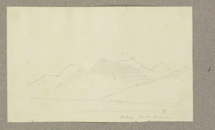 Mountainscape from Carl Theodor Reiffenstein