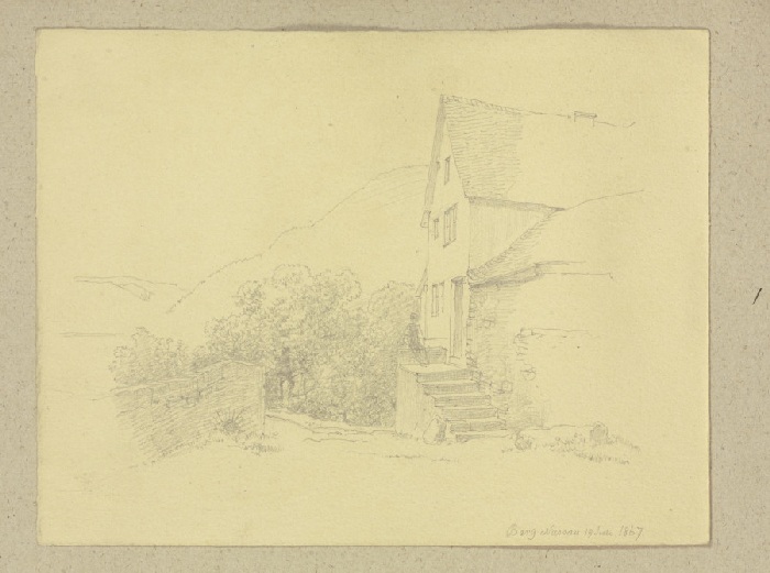 House near Nassaw from Carl Theodor Reiffenstein