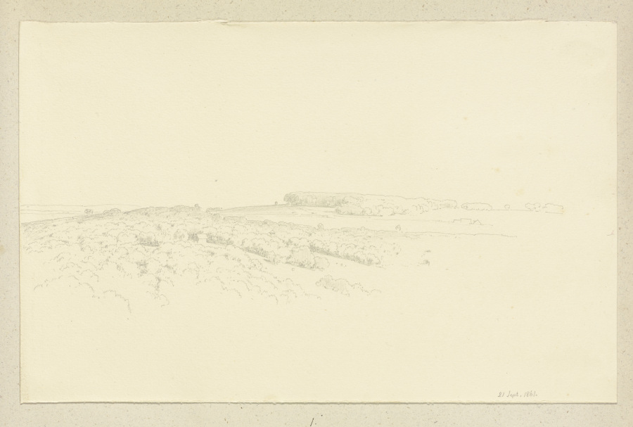 Hilly landscape from Carl Theodor Reiffenstein