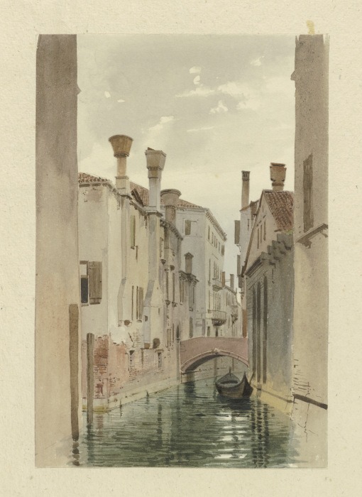 Part of a canal in Venice from Carl Theodor Reiffenstein