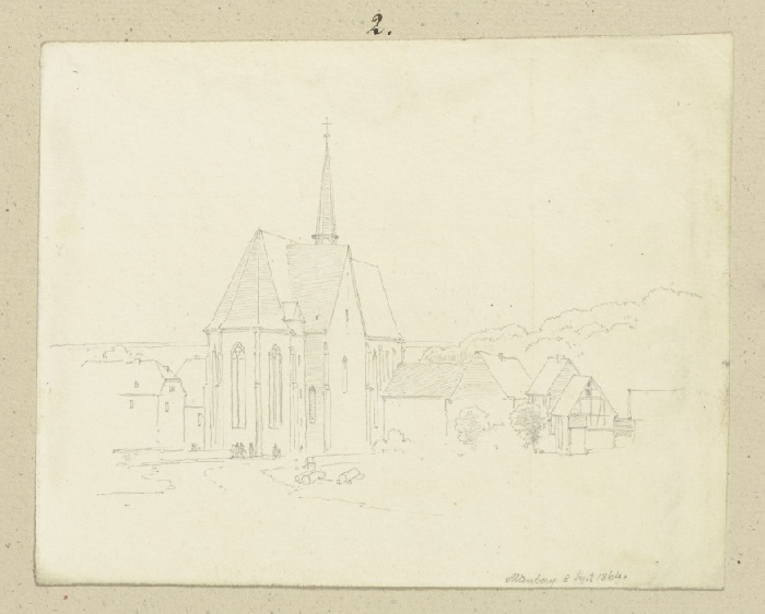 Abbey Altenberg from Carl Theodor Reiffenstein