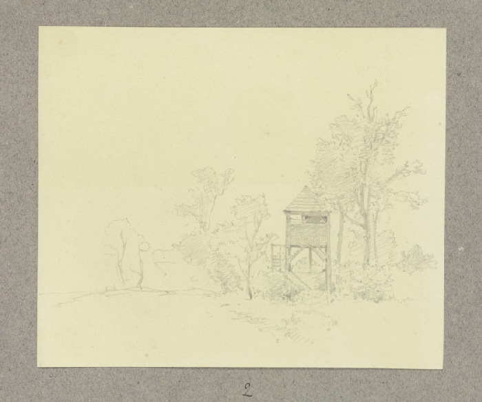 Landscape with high seat from Carl Theodor Reiffenstein