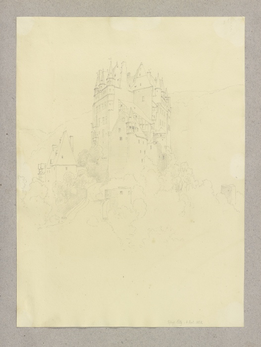 Nordansicht von Burg Eltz from Carl Theodor Reiffenstein