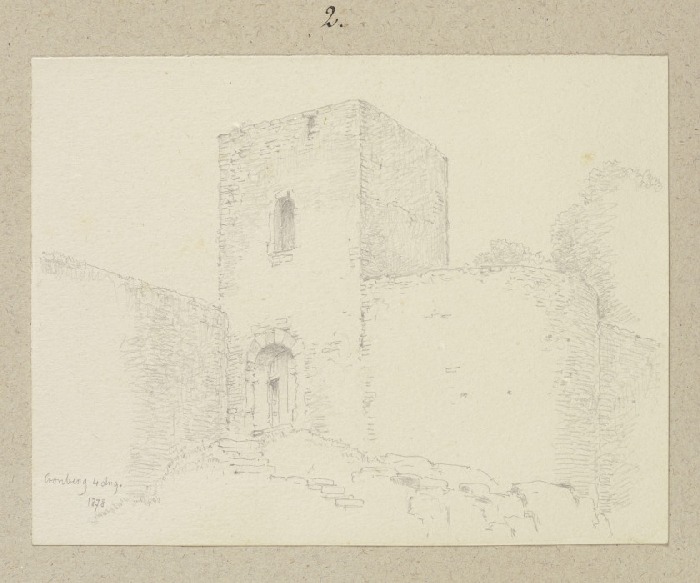 Turm und Mauern der Burg Kronberg from Carl Theodor Reiffenstein