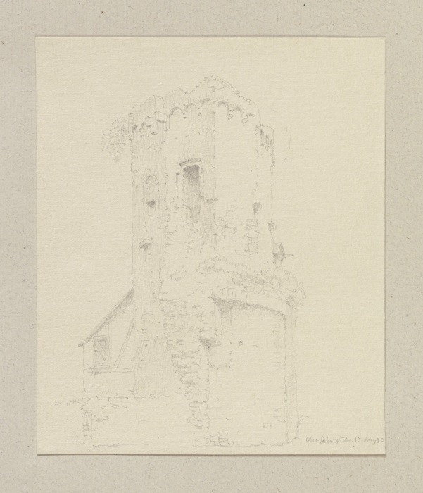 Turmruine in Oberlahnstein from Carl Theodor Reiffenstein