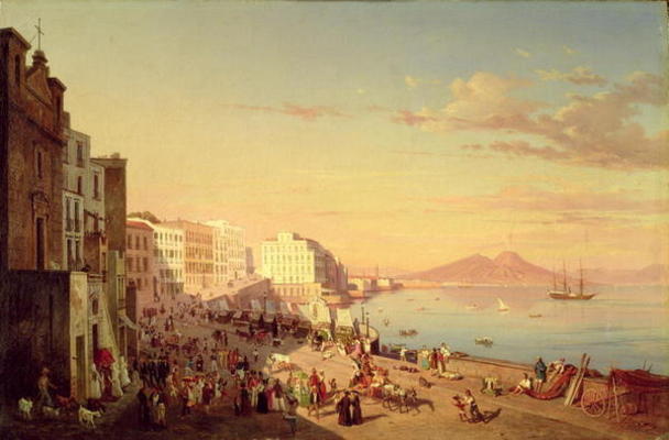 Naples, c.1830 (oil on canvas) from Carl Wilhelm Götzloff