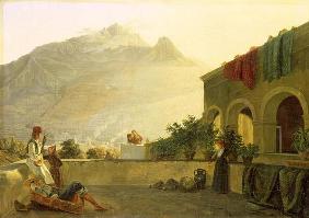 The Sentry on Ischia, 1829 (oil on canvas)