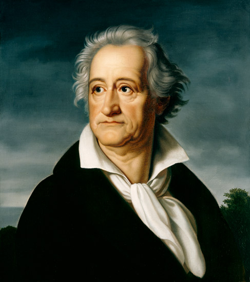J.W.v.Goethe / Painting by Kolbe /1822-6 from Carl Wilhelm Kolbe