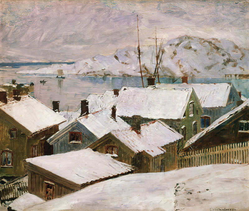 Fiskebackskil in Winter from Carl Wilhelmson