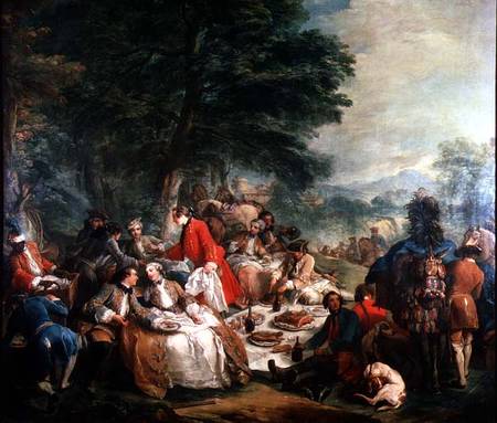 The Hunt Lunch from Carle van Loo
